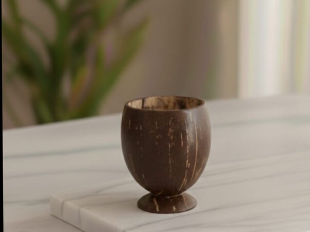 Coconut Shell Dhoop Stand
