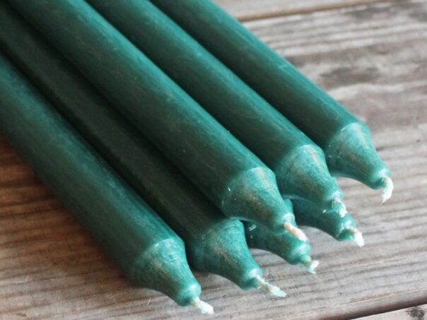 Krystal Aura Green Abundance Manifesting Candles