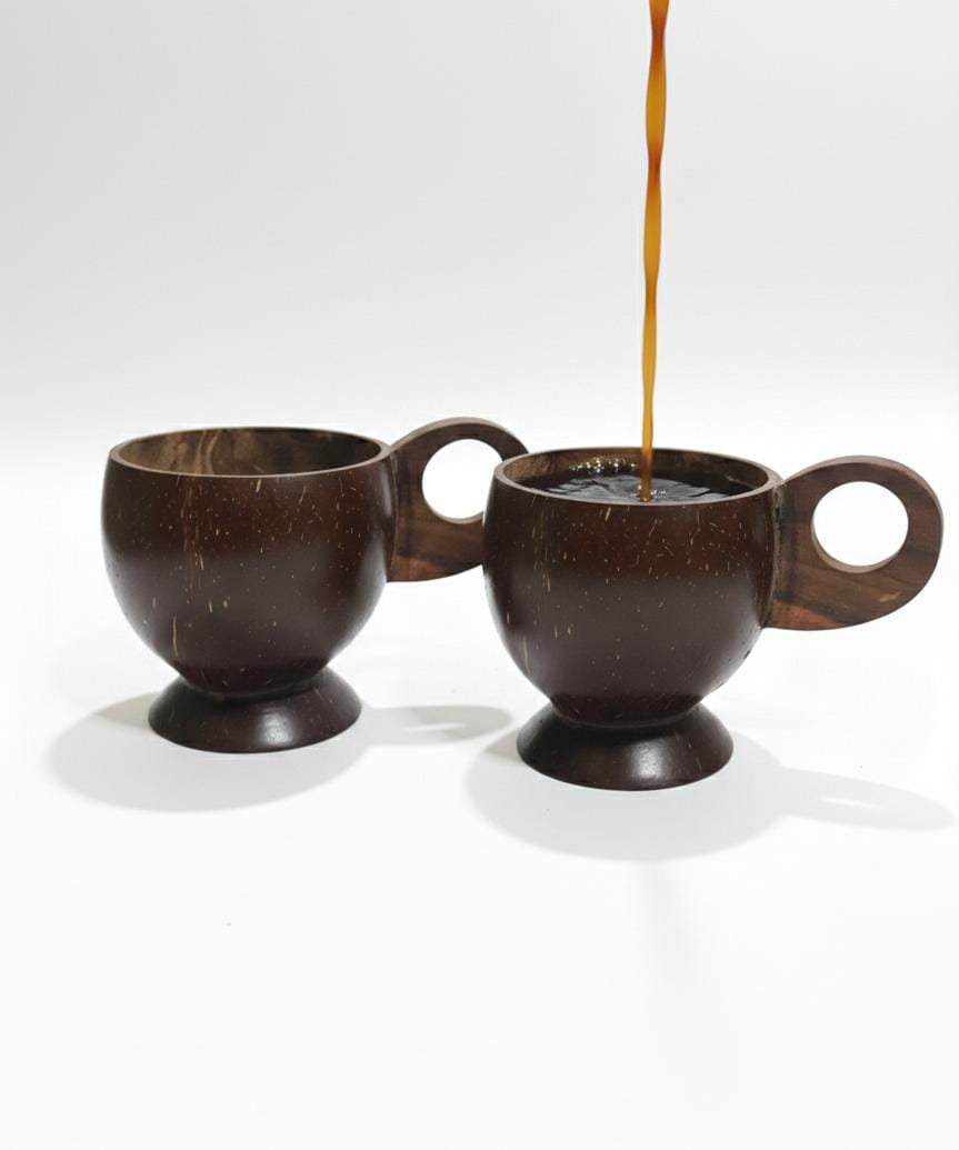Coconut Shell Tea Cups