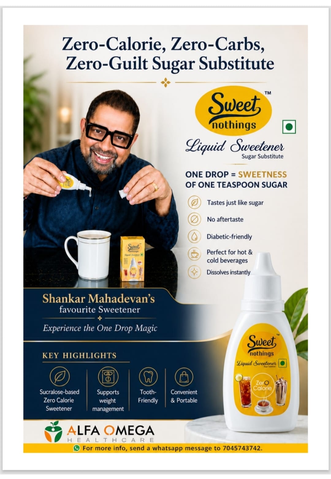 Sweet Nothings  Zero Calorie Liquid Sweetener