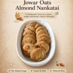 Jawar oats Almond Nankatai 180 gm